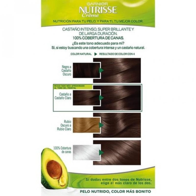 Garnier Nutrisse Crème 4 Dark Brown Permanent Hair Dye