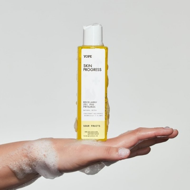 YOPE Micellar Shower Gel Smoothing Hydrating Natural Detox Sour Fruits 200ml