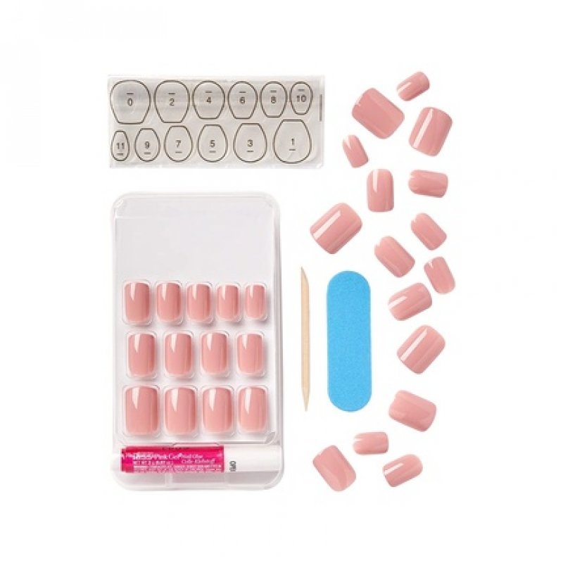 KISS Gel Fantasy Nails Ribbons Pink