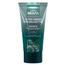 L'biotica Biovax Glamour Ultra Green for Brunettes Hair Mask 150ml
