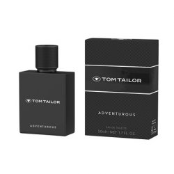 Tom Tailor Adventurous for Him EdT 50ml - Woody and Exciting Men's Fragrance with Bergamot, Lavender and Vanilla -
