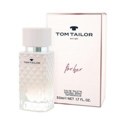 Tom Tailor Women's Perfume for Her 50ml - Sporty and Elegant Combination of Peach, Rose, and Musk