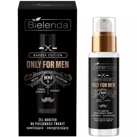 Bielenda Barber Edition Men's Face Gel Booster Moisturizing and Energizing 30ml