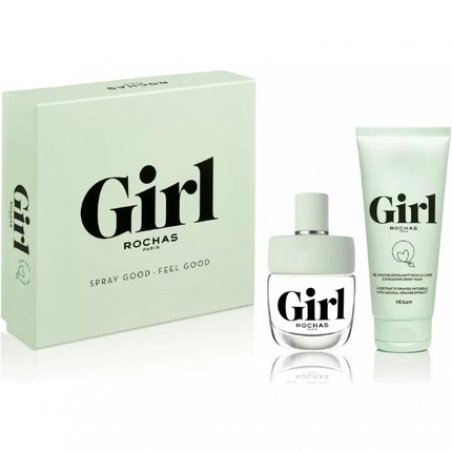 Rochas Girl Gift Set 60ml EDT 100ml Shower Gel - Pack of 2