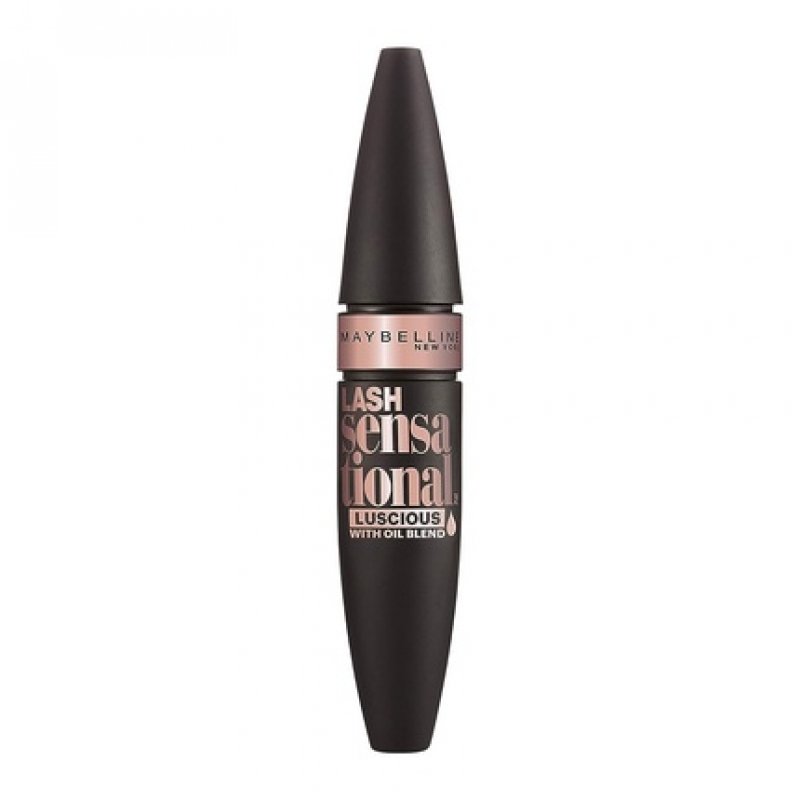 Maybelline Lash Sensational Mascara Luscious Black With Oil Blend 9.5ml