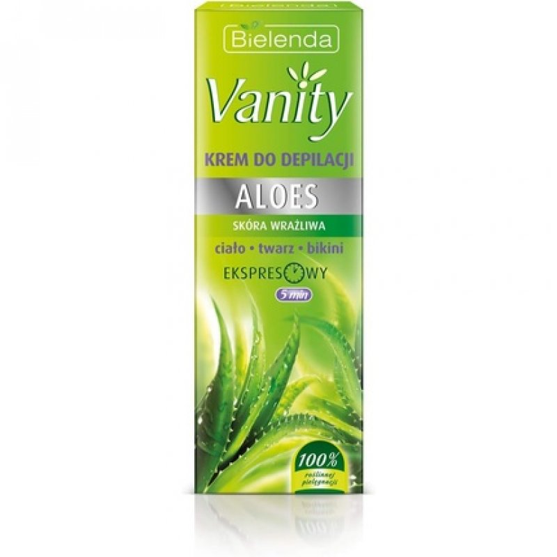 Bielenada Vanity Aloe Depilatory Cream for Sensitive Skin 100ml