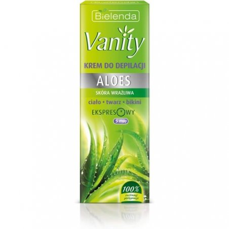 Bielenada Vanity Aloe Depilatory Cream for Sensitive Skin 100ml
