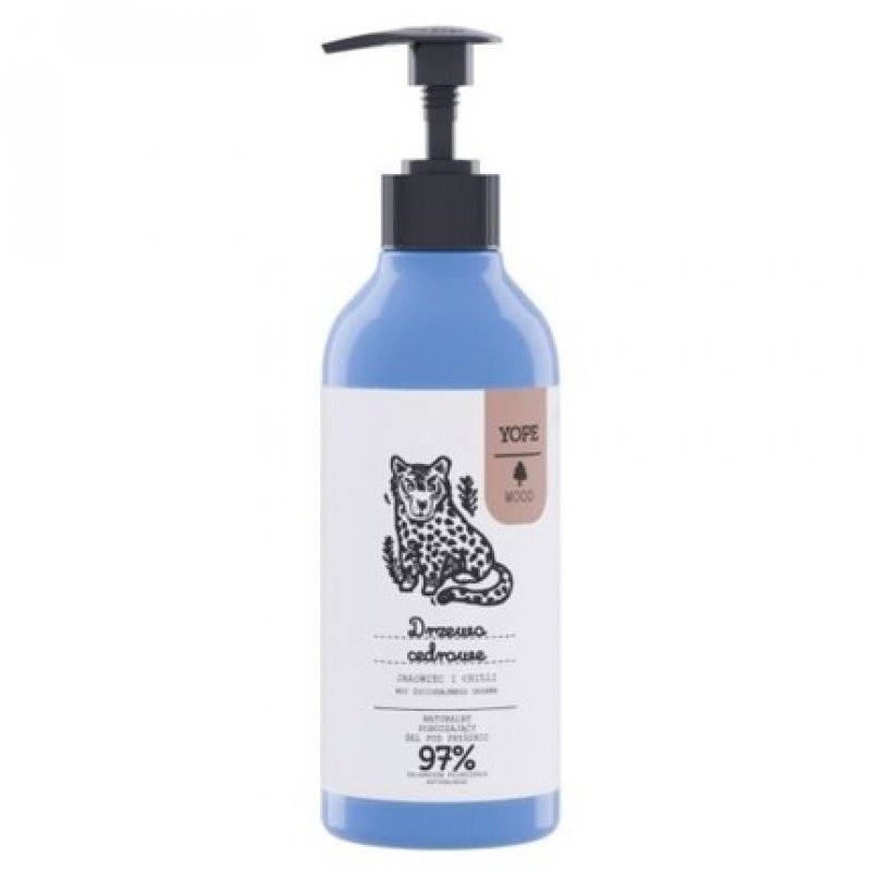 Yope Natural Stimulating Cedarwood Juniper Shower Gel