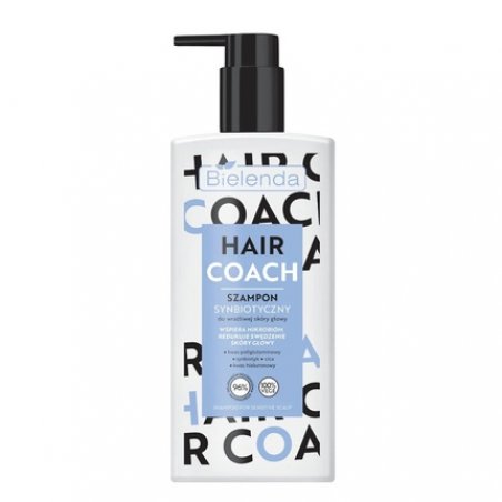 Bielenda Hair Coach Synbiotic Shampoo for Sensitive Scalp Reduces Irritations