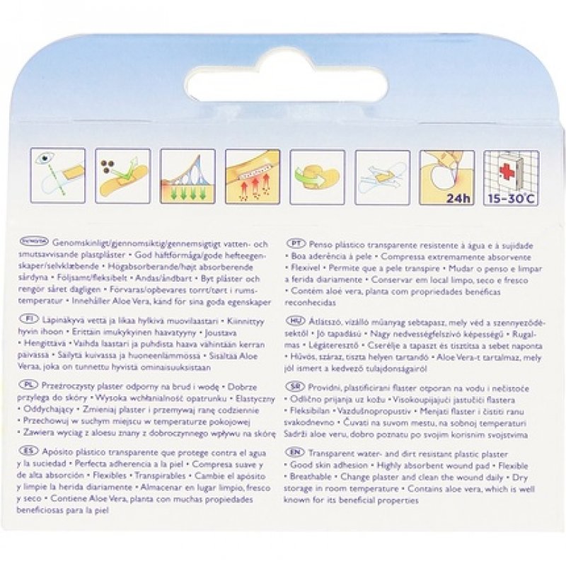 Salvequick Transparent Aloe Vera Dressing with Protective Effect