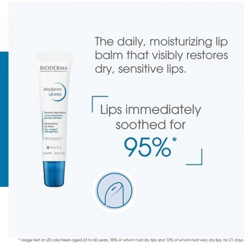 Bioderma Atoderm Restorative Lip Balm 15ml