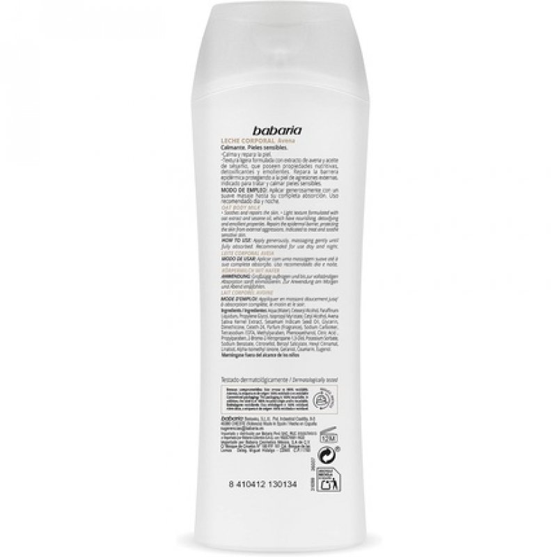 Babaria Avena Body Milk 400ml