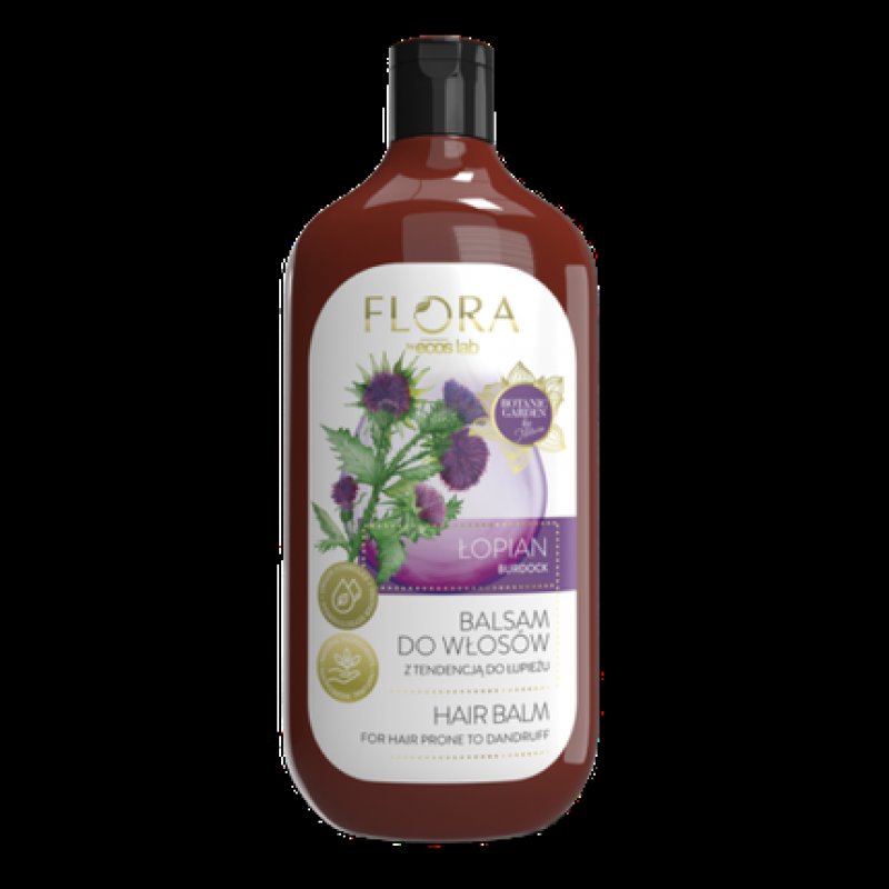 Flora by EcosLab Burdock Balm for Hair Prone to Dandruff 500ml
