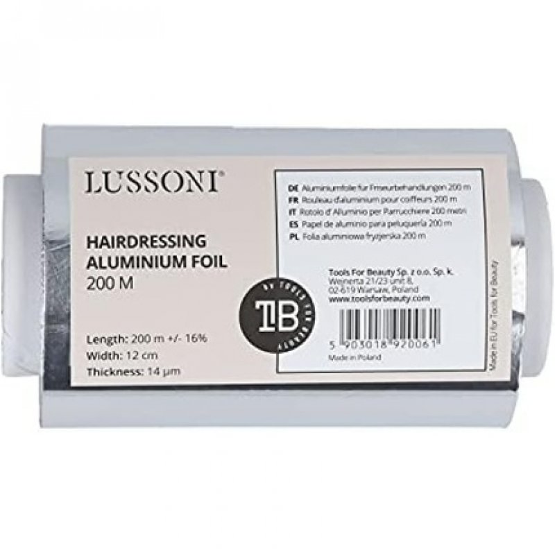 Lussoni Dsp Aluminium Hairdressing Foil 200m 100g