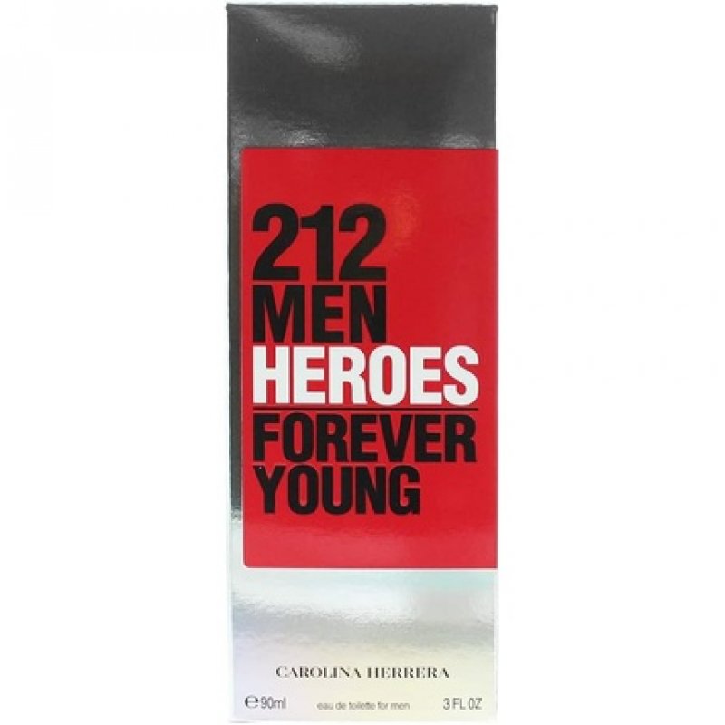 Carolina Herrera 212 Men Heroes Forever Young Eau De Toilette 90ml