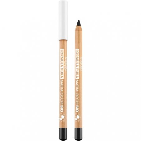 Deborah Milano Organic Formula Pura Eye Pencil Black No.1 High Tolerance for Sensitive Eyes 1 count