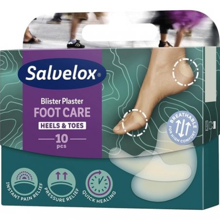SALVELOX Foot Care Ampoules Toes and Heel 10 Count
