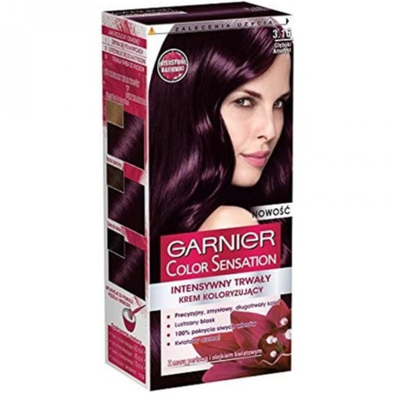 Garnier Colour Sensation Hair Dye 3.16 Deep Amethyst 1 count