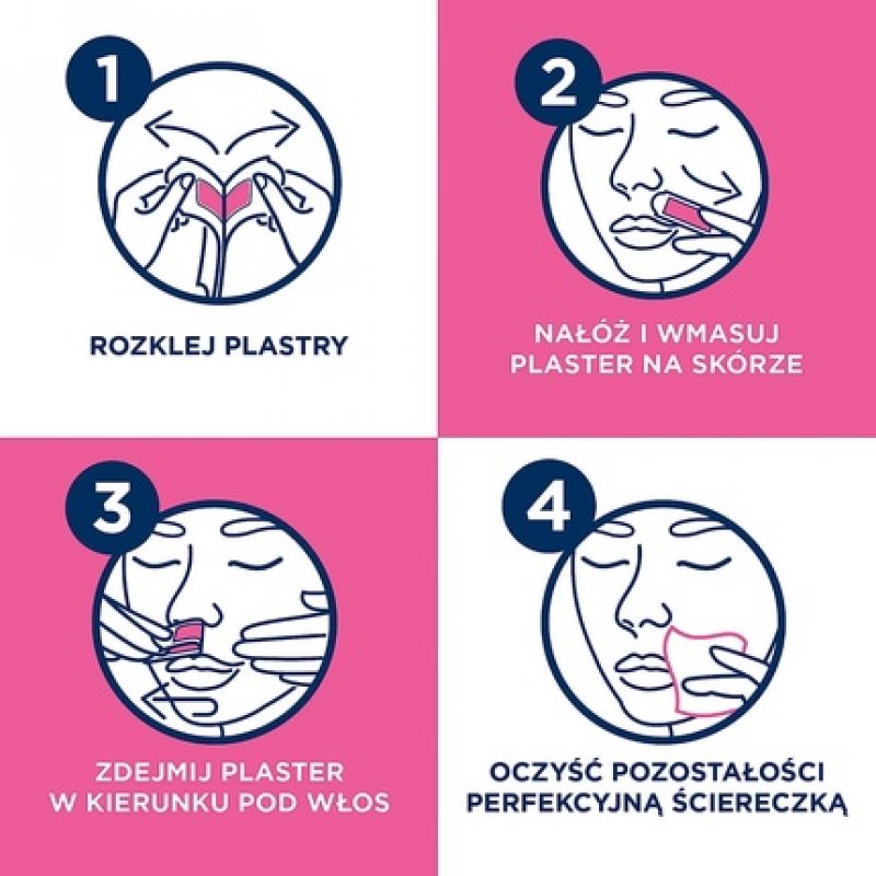 Veet Minima Easy-Gel Wax Strips for Face