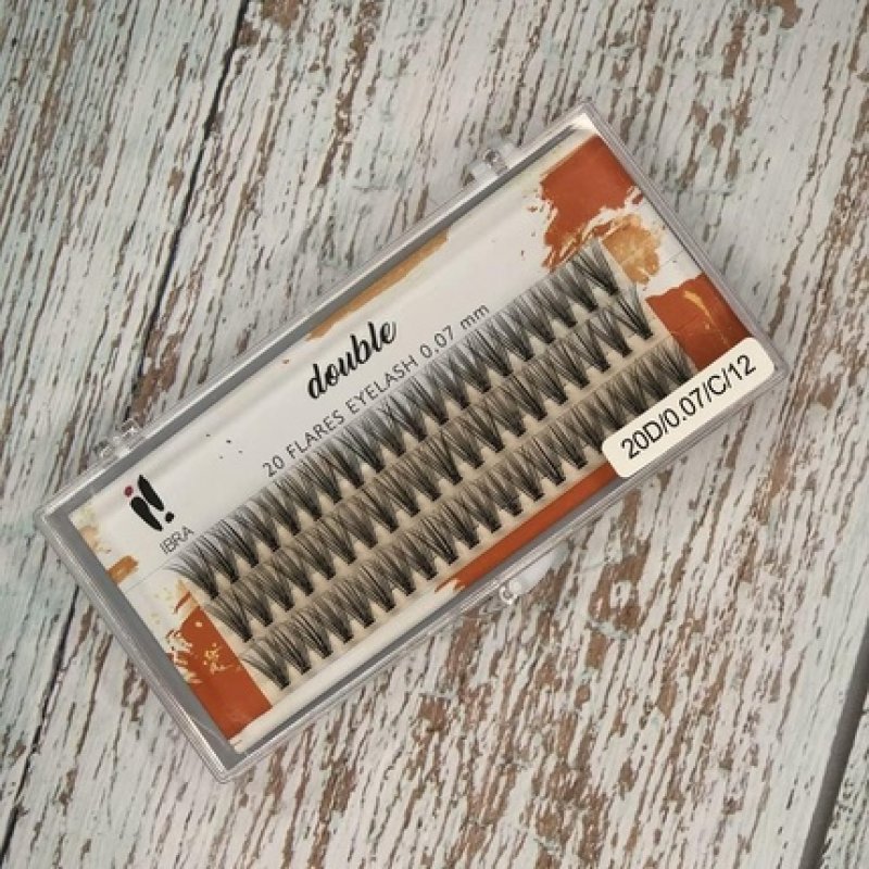 IBRA Makeup Double Eyelash Tangle 12mm