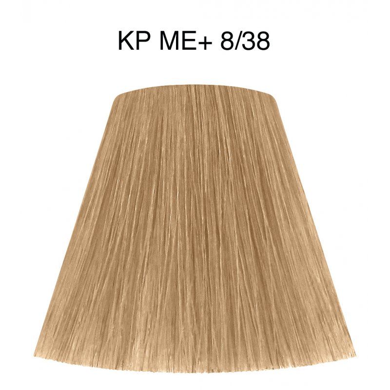 Wella Koleston Perfect ME Rich Naturals 8/38 Blond light golden pearl Permanent Hair Color 60ml