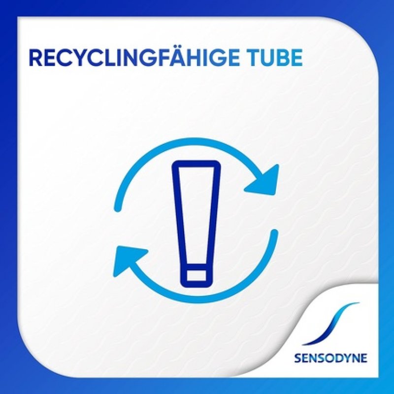 Sensodyne Sensitive Fluoride Toothpaste Daily Toothpaste for Sensitive Teeth 75ml