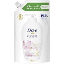 Dove Nourishing Secrets Radiant Ritual Lotus Flower and Rice Water Liquid Soap Refill 500ml