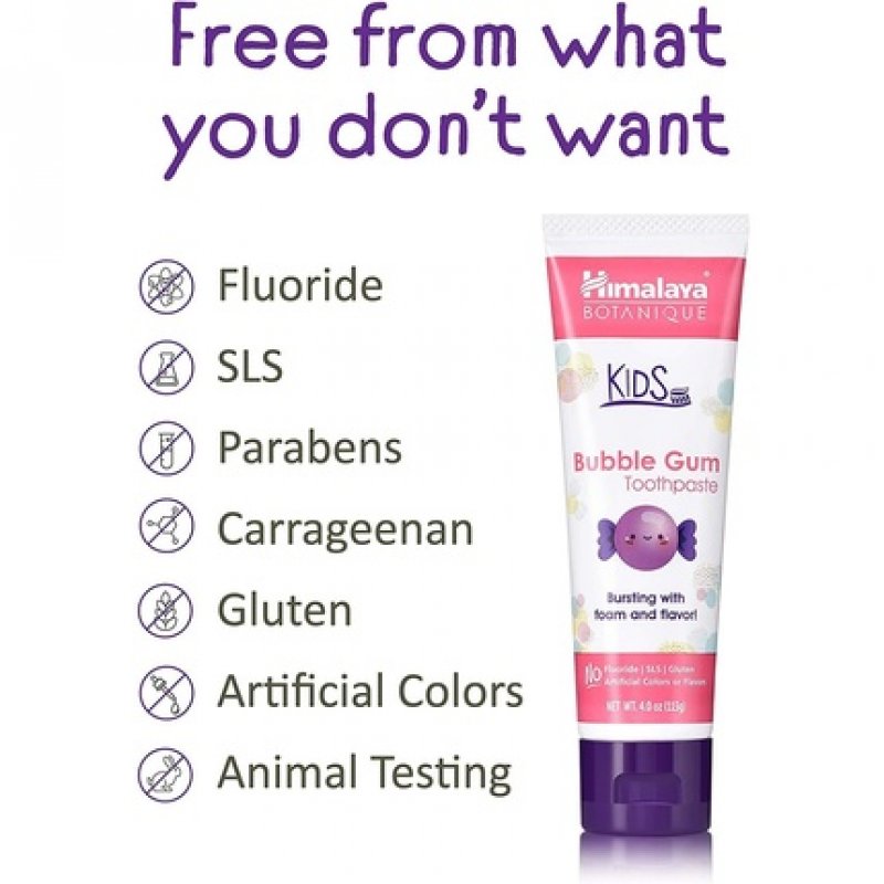 Himalaya Botanique Kids Bubble Gum Toothpaste 80g