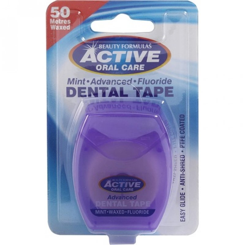 Beauty Formulas Active Oral Care Mint and Fluoride Dental Floss