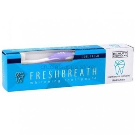 Beauty Formulas Whitening Toothpaste Freshbreath 100ml with Brush
