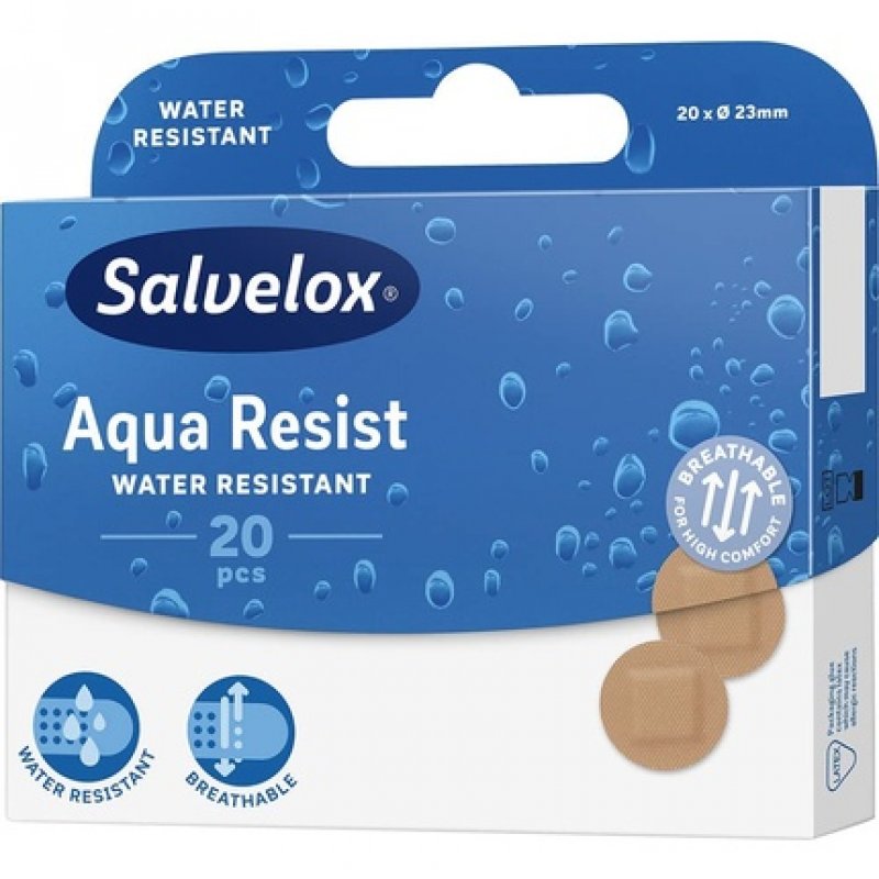 Tiritas Salvelox Aqua 20 Round Units