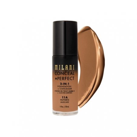 Milani Conceal Perfect 2-In-1 Foundation Concealer Nutmeg
