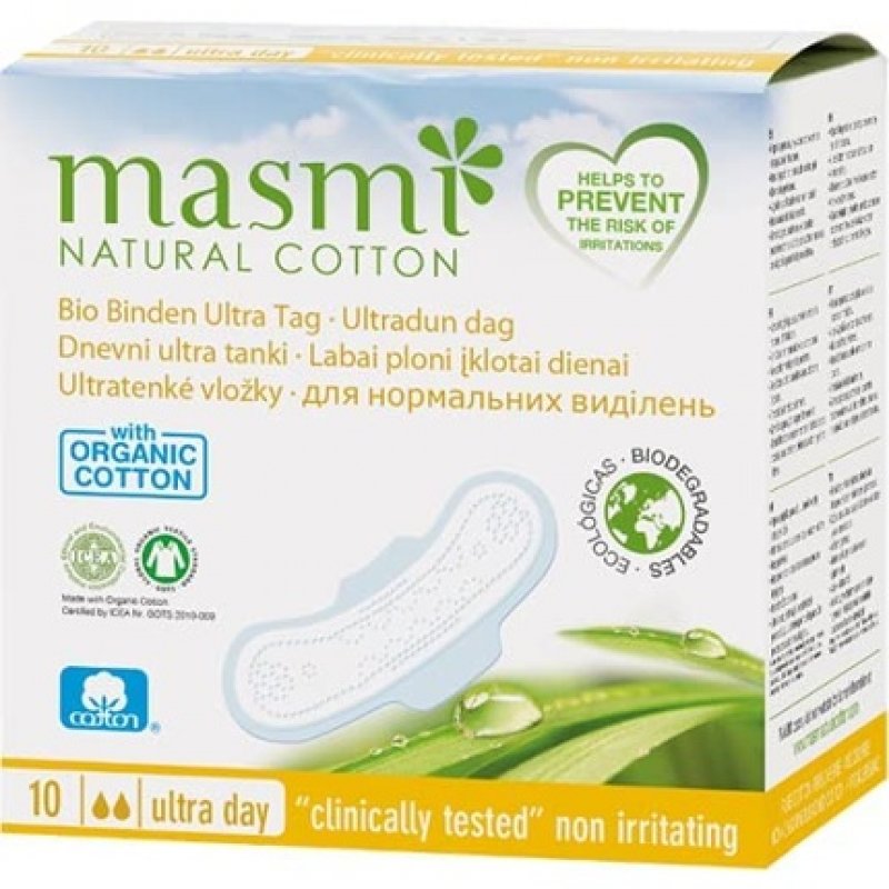 Masmi Natural Cotton Ultra Day Bio Pads