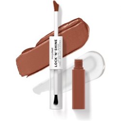 Wet 'n' Wild Megalast Lock n' Shine Dual-Ended Lip Color and Clear Gloss with Vitamin E and Jojoba Oil Enriched Formula