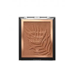 Wet 'n' Wild Color Icon Bronzer Soft and Creamy Bronzer with Gel-infused Long-wearing Formula Vegan What Shady Beaches