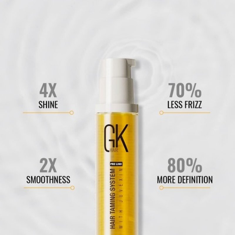 GK HAIR Global Keratin 100% Organic Argan Oil Anti Frizz Hair Serum 0.34 Fl Oz/10ml