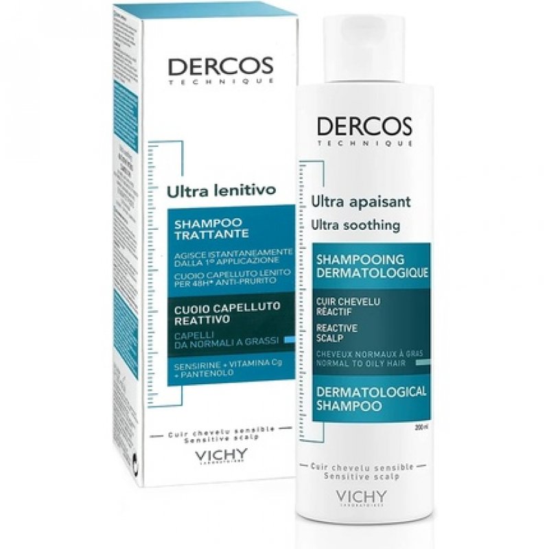 Dercos Vichy Sensitive Ultra Soothing Shampoo 200ml