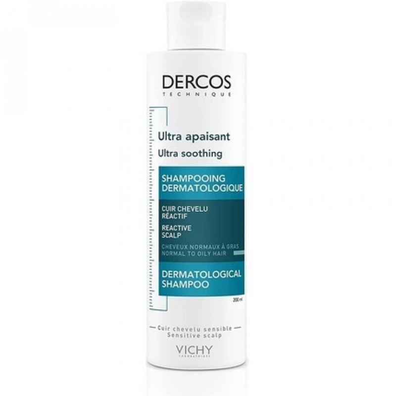 Dercos Vichy Sensitive Ultra Soothing Shampoo 200ml