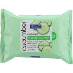 Beauty Formulas Cucumber Facial Wipes