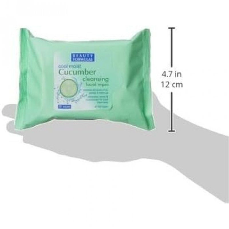 Beauty Formulas Cucumber Facial Wipes
