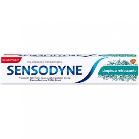 Sensodyne Cleansing Refreshing Toothpaste with Fluoride for Sensitive Teeth 75ml