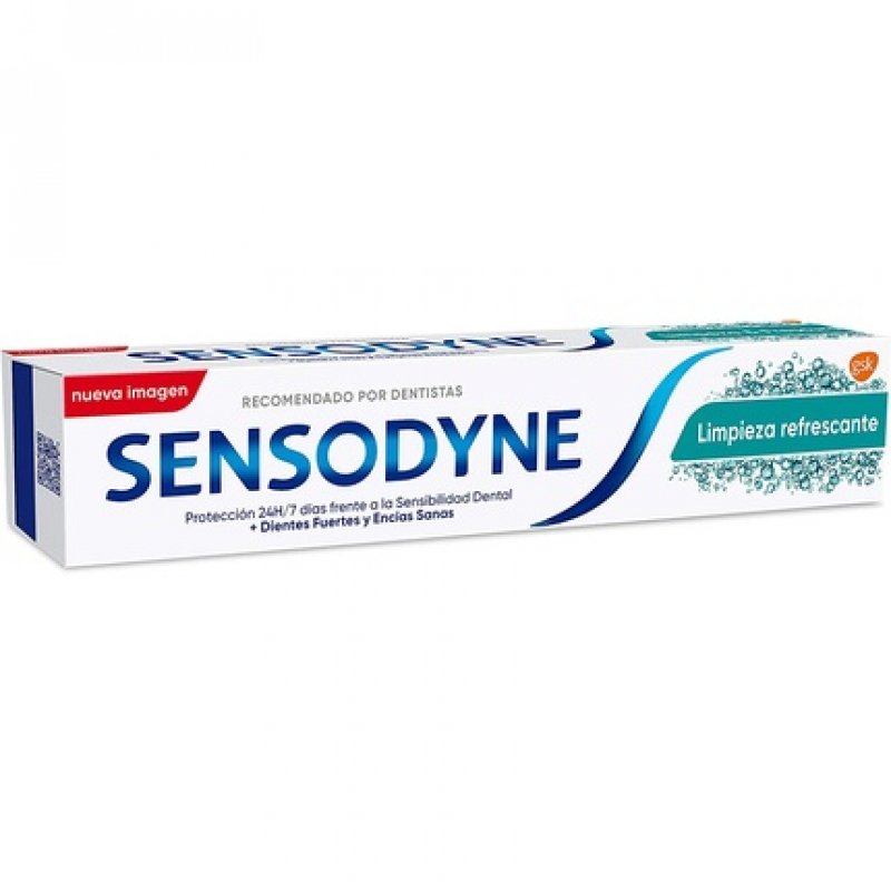 Sensodyne Cleansing Refreshing Toothpaste with Fluoride for Sensitive Teeth 75ml