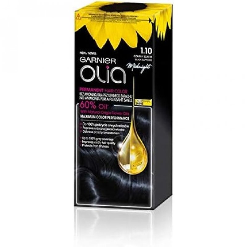 Garnier Olia Hair Dye 1.10 Black Sapphire 1 Count