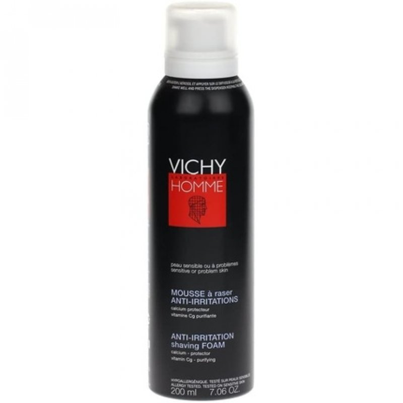 Vichy Homme Anti-Irritation Shaving Cream for Men 200ml