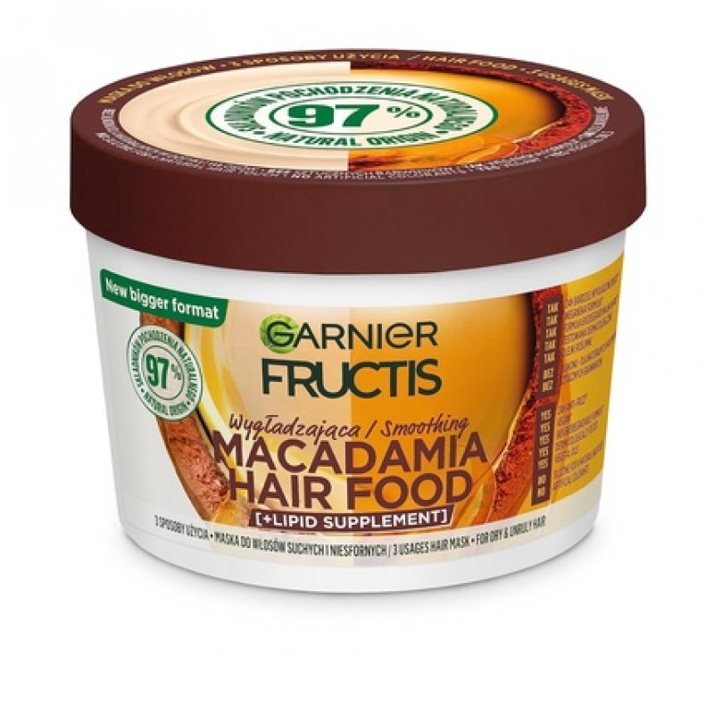 Garnier Fructis Hair Food Macadamia Dry and Frizzy Hair Mask 400ml