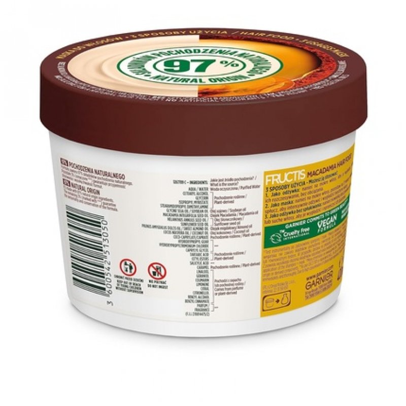 Garnier Fructis Hair Food Macadamia Dry and Frizzy Hair Mask 400ml