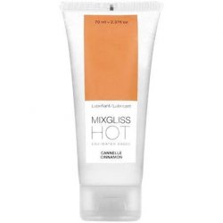 MIXGLISS HOT Premium Water-Based Lubricant Cinnamon 70ml