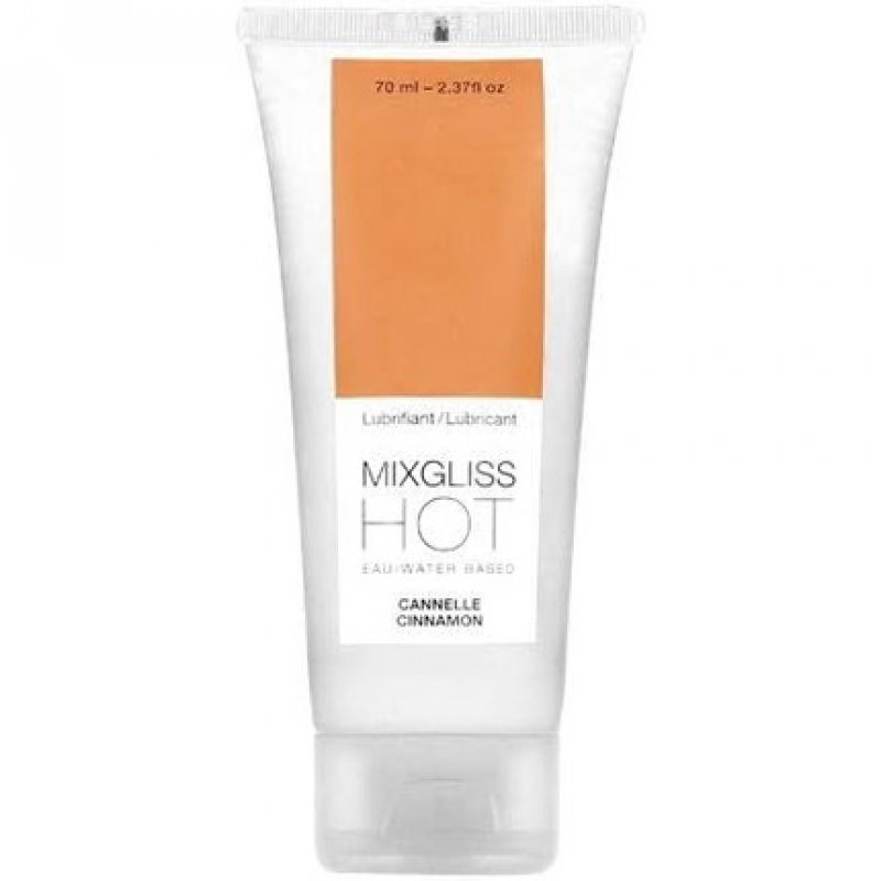 MIXGLISS HOT Premium Water-Based Lubricant Cinnamon 70ml