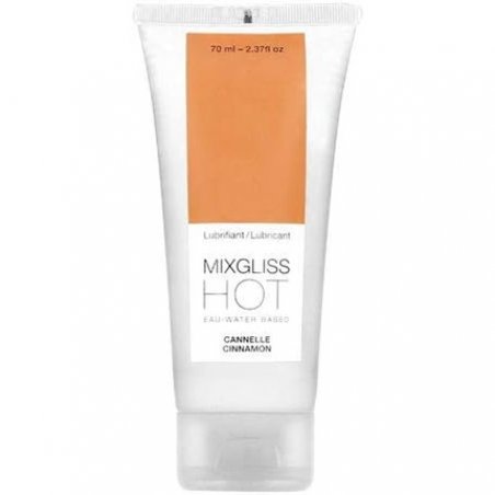 MIXGLISS HOT Premium Water-Based Lubricant Cinnamon 70ml