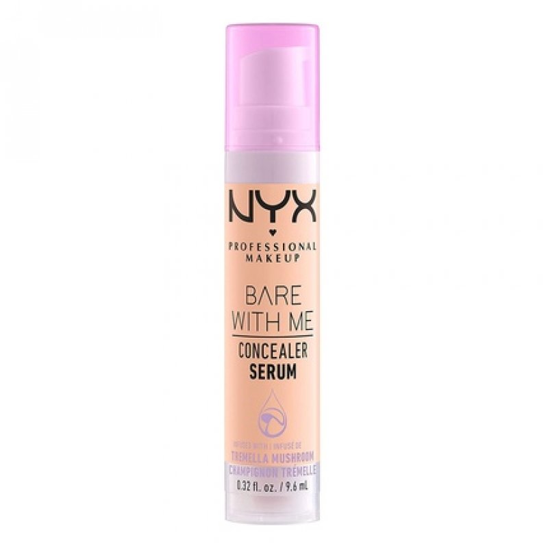NYX Professional Makeup Bare With Me Concealer Serum Up to 24Hr Hydration Medium Vanilla 0.32 fl oz